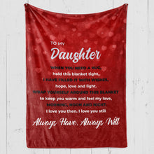 Load image into Gallery viewer, To My Daughter Premium Blanket - 01

