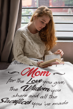 Load image into Gallery viewer, Mom Premium Fleece Blanket V
